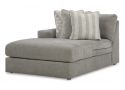 6 Seater U-Shaped Modular Fabric Lounge Suite with Chaise - Adamstown